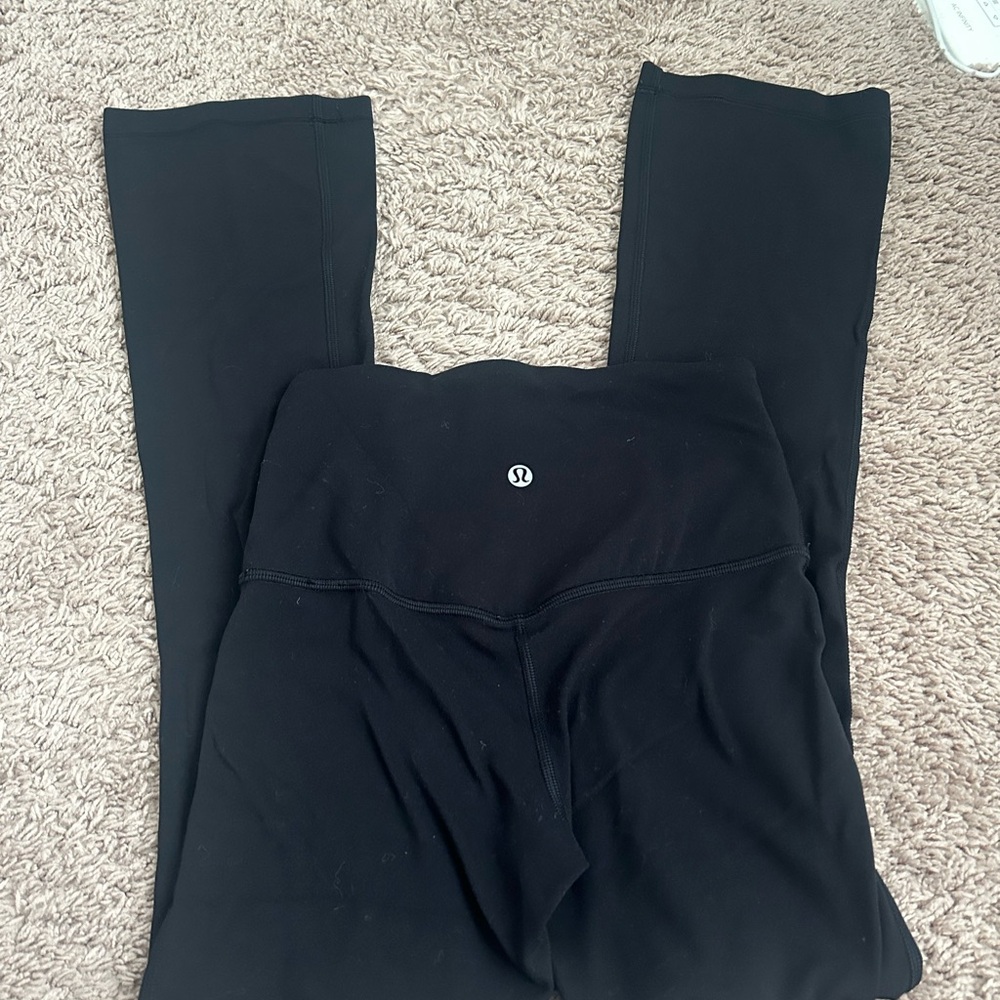 lululemon athletica Black Leggings with Wide Waistband